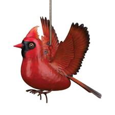 Cardinal Red Bird Bouncy Hanging on Spring Indoor Outdoor Metal picture