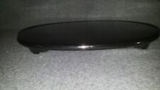 Vintage Yamanaka Black Lacquer Oval Display Stand 10 1/2