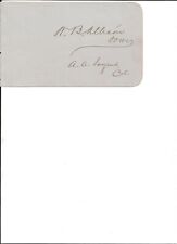 Allison-Sargent Senators autographs-45th Congress 1877-1879 picture