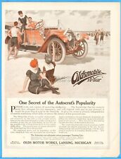 1912 Olds Motor Works Lansing MI Oldsmobile Autocrat Antique Open Car Beach Ad picture