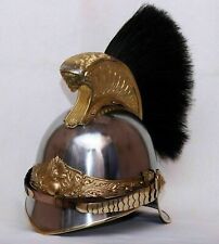 Brass Casque Officer of Dragon Military Cavalry Empire Napoleon Helmet Replica picture