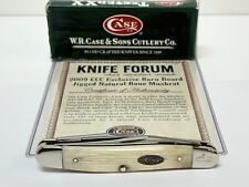 CASE XX CCC CLUB FORUM EXCLUSIVE NATURAL BONE MUSKRAT POCKET KNIFE ITM 7574 DM picture