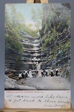 Antique Undivided Postcard 1907, French Canyon, Starved Rock, ILL, B. Sebastian picture