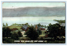1908 General View, Silver Bay Lake George New York NY Antique Postcard picture