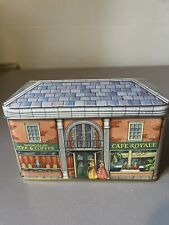 Vintage Daher The Tin Box Co Cafe Royal House Shaped Tea Tin picture
