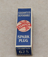 Vintage Champion Spark Plug No. 62 S Boxed picture