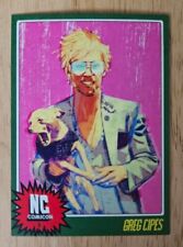 NC COMICON 2019 GREG CIPES TEEN TITANS BEAST BOY TMNT MICHELANGELO TRADING CARD picture