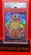 1999 Topps Pokemon TV Squirtle Rainbow Foil PSA 9 picture