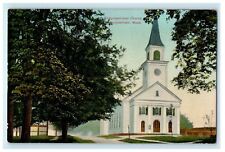 c1905 Congregational Church Belchertown Massachusetts MA Antique Postcard picture