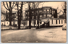 c1910s Hotel Eagle Brunswick Maine Antique Postcard picture
