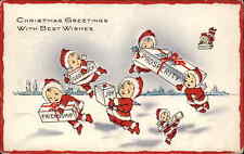Whitney Christmas Nimble Nicks Gifts Presents Vintage Postcard picture