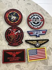 Top Gun Patch Set Of 7 Veil Krovv Attachment System picture