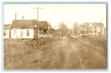 c1910's Road And House View Dillsboro Indiana IN RPPC Photo Antique Postcard picture