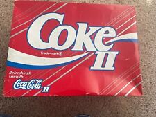 Extremely RARE Intact Coke II 12 Pack Empty Box Vintage New Coke Collectors Item picture