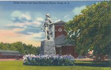 FARGO ND – Rollon Statue and Great Northern Railroad Station picture
