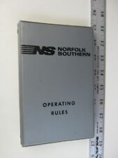Vintage NS Norfolk & Southern Operating Rules Rule Book Railroad Related   BIS picture