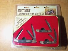 New Old Timer Limited Edition Gift Set 120T Pal 610T Stockman 720T Dog Leg Jack picture