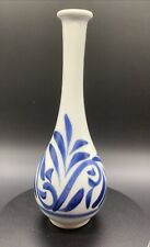 Vintage Japanese blue and white vase 8” picture