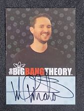 2012 Cryptozoic The Big Bang Theory Seasons 3 & 4 Auto card Wil Wheaton #A17 DS picture