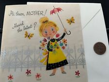 Rust Craft  Vintage Mothers Day Greeting Card Unused In Mint Condition For Age picture