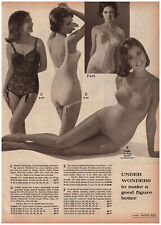 1965 Montgomery Ward Print AD Under Wonders Bra Cups Retro Women picture