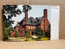 Residence of Jas J Hill Saint Paul Minnesota c1900s Antique Postcard No 87 picture