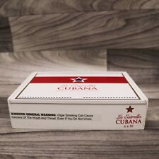 La Estrella Cubana 6 x 50 Wooden Cigar Box Empty - 8.5