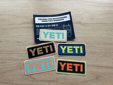 SET 5 Authentic YETI Decal / Stickers NEW&FRESH picture