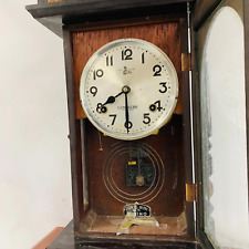 Beautiful Vintage Lion Globe Hibino Clock For Parts picture