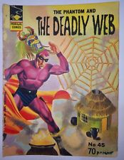 VINTAGE THE PHANTOM AND THE DEADLY WEB INDRAJAL COMIC #45 INDIA 1967 LEE FALK picture