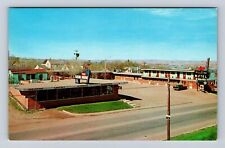 Chamberlain SD-South Dakota, Hillside Motel Advertising, Vintage Postcard picture