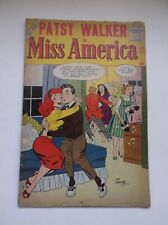 MARVEL: PATSY WALKER IN... MISS AMERICA #89, SCARCE/HTF EARLY SILVER AGE, 1958 picture