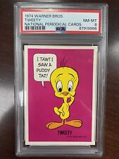1974 Warner Bros. National Periodical Cards Tweety PSA 8 picture