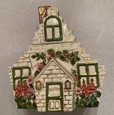 Vintage Haeger Pottery FlowerCovered Cabin Cookie Jar Appears to be custom? picture