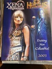 XENA  WARRIOR PRINCESS  hercules EXCITING NEW  COLLECTIBLES 2003 VERY RARE picture