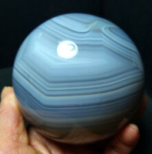 RARE920g Natural Polished Banded Agate Sardonyx Sphere Meditation/Healing YWD338 picture