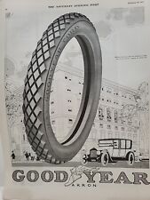 1917 Goodyear Tires Akron S.E. Post Print Ad picture