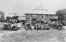 A display of tractors at an agricultural gathering Victoria 1920 OLD PHOTO picture