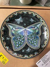VINTAGE ENCHANTED WINGS BUTTERFLY PLATE BY JADE TREASURES BRADFORD BY GAVRILOV picture