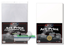 500 BCW 11X17 Art Print Bags (Resealable) and Boards, Acid Free, Archival picture