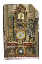 STRASBOURG ASTRONOMICAL CLOCK, FRANCE On RARE Vintage MECHANICAL Postcard picture