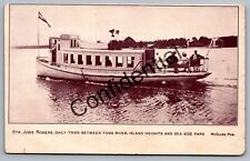 Steamer Josie Rogers Daily Trips Toms River Island Heights Seaside NJ K297 picture