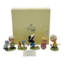 Lenox Peanuts Golf Team Set Of 5 Figurines Charlie Brown Lucy NEW IN BOX picture