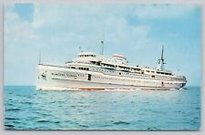 Postcard SS Milwaukee Clipper Ship, Lake Michigan, Wisconsin, Posted 1956 picture