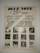 Blue Note Records early 60s 8x11 Magazine Ad Miles Davis Thelonious Monk picture