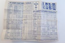 Small San Francisco Fresno Los Angeles Division Folder 5 1938 Route and Chart picture