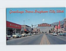 Postcard Greetings from Brigham City Utah USA picture