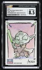 2011 Star Wars Galaxy Series 6 Sketch Cards 1/1 Agnes Garbowska CGC 8.5 i1f picture