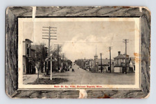 1912. MAIN ST. SOUTH VIEW. PELICAN RAPIDS, MINN. (AS IS). POSTCARD. SZ24 picture