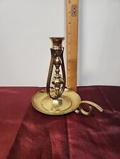 Vintage Brass Ship Candle Stick Holder Nautical picture